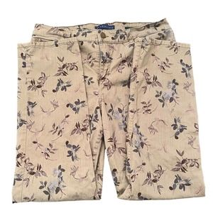 Bandolino Jeans Womens 16 Brown Lt Olive Missy High Rise Mandie‎